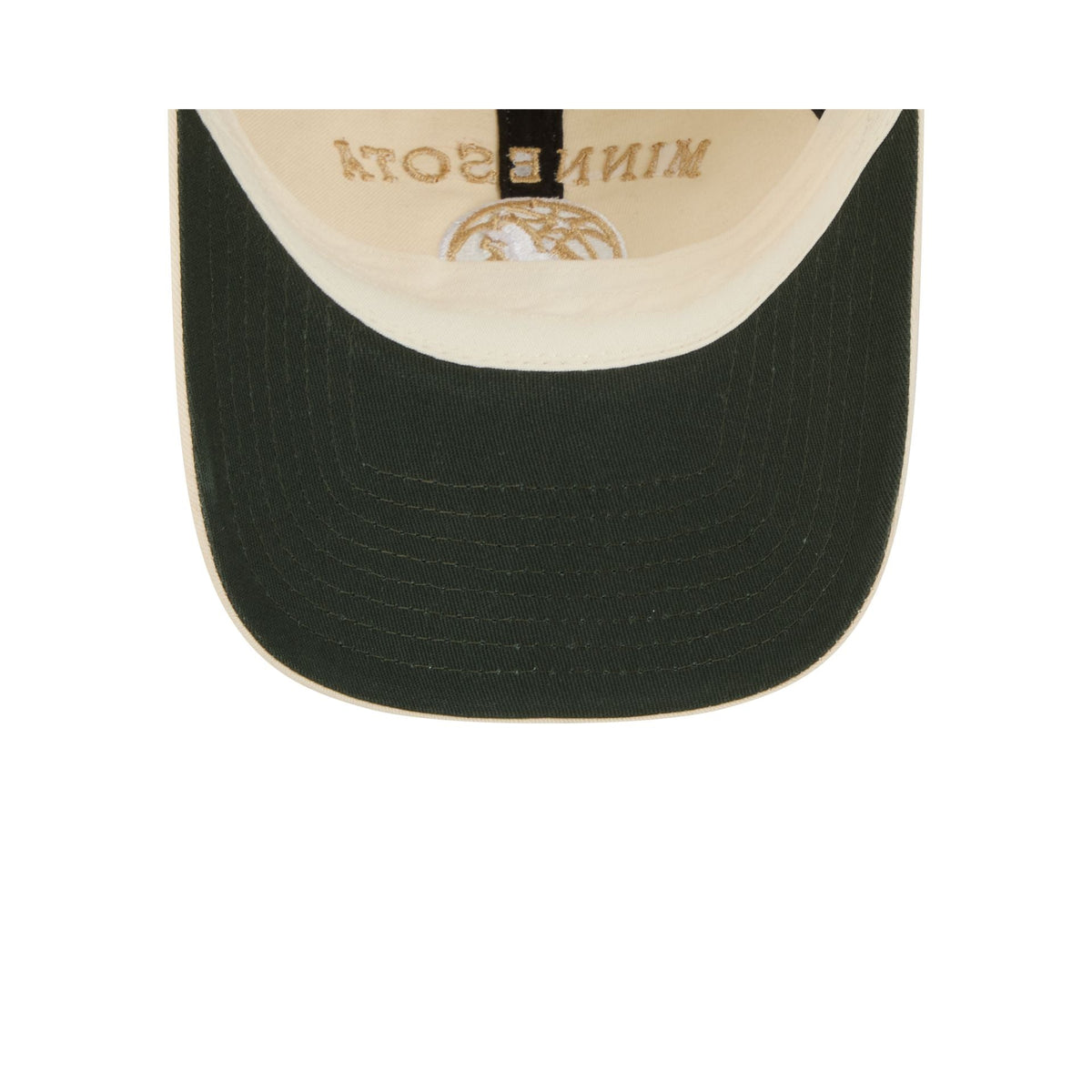 Minnesota Timberwolves Team Logo Cream Casual Classic Adjustable Hat