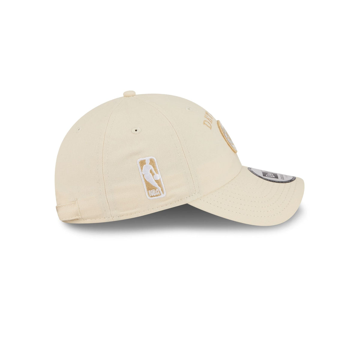 Detroit Pistons Team Logo Cream Casual Classic Adjustable Hat