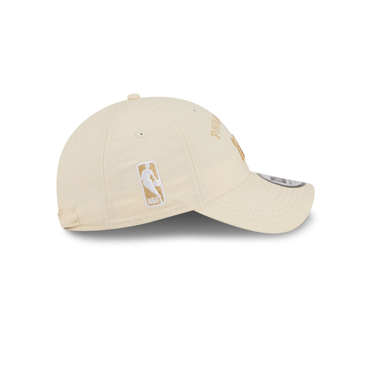 Philadelphia 76ers Team Logo Cream Casual Classic Adjustable Hat