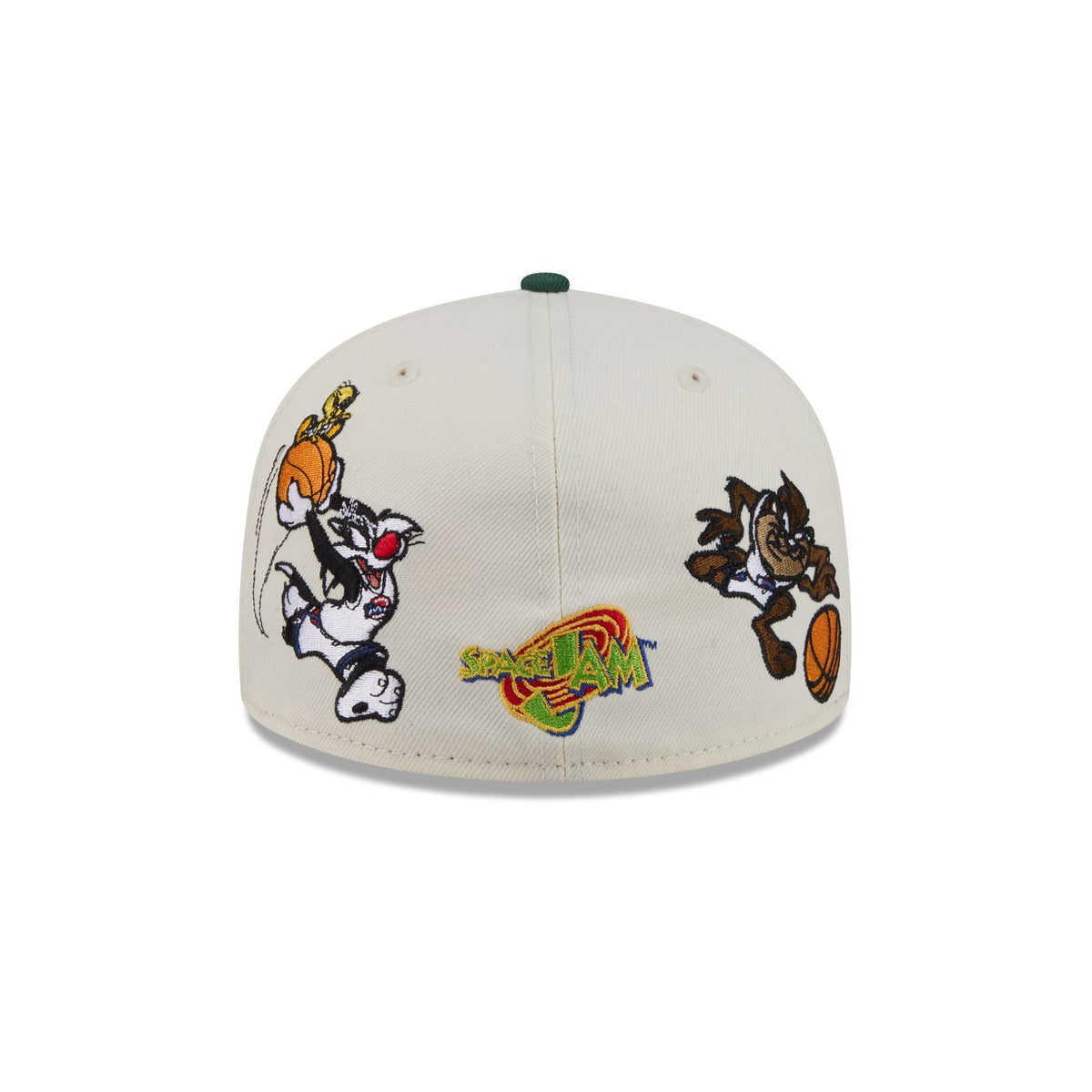 Space Jam x Milwaukee Bucks Tune Squad Chrome White 59FIFTY Fitted Hat