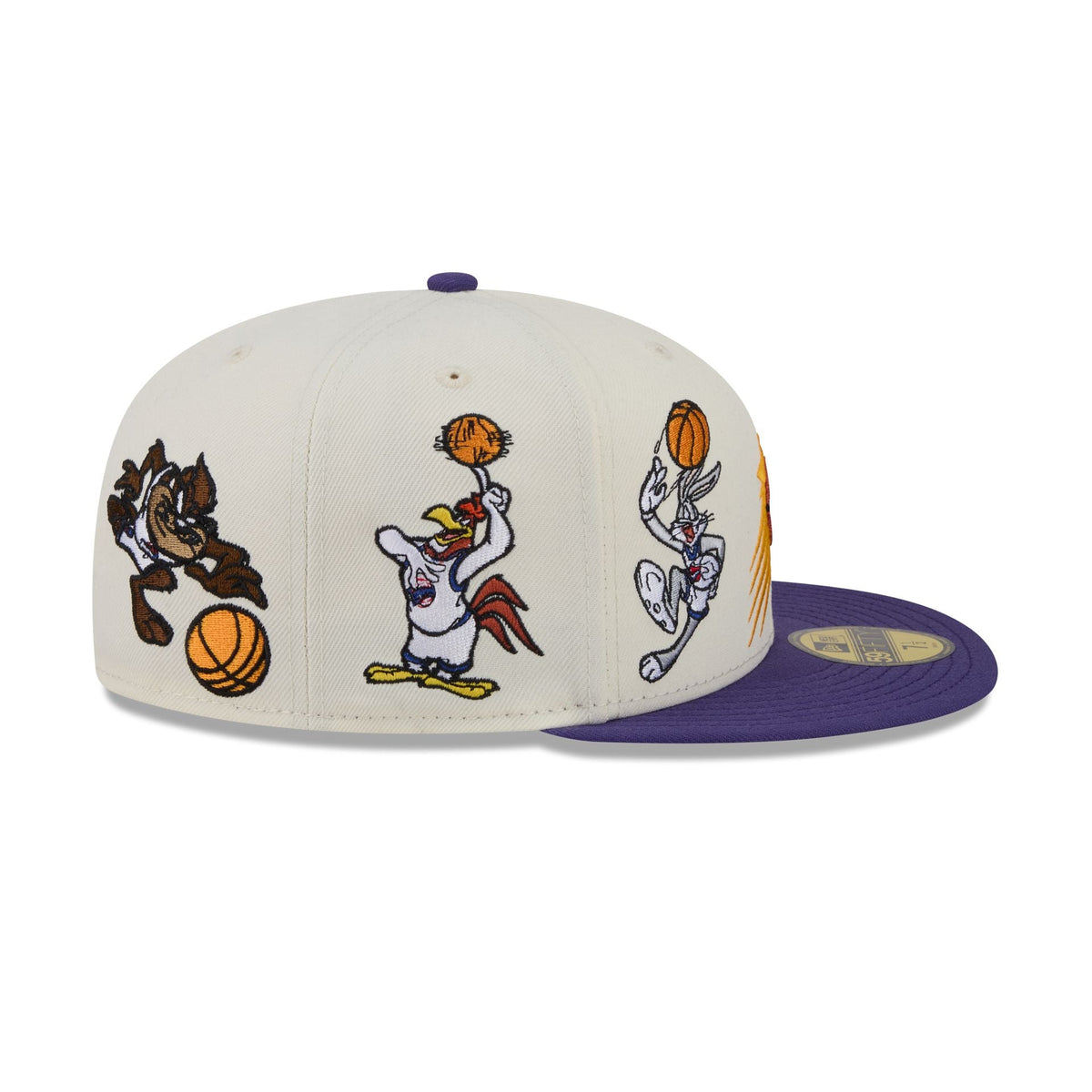 Space Jam x Phoenix Suns Tune Squad Chrome White 59FIFTY Fitted Hat
