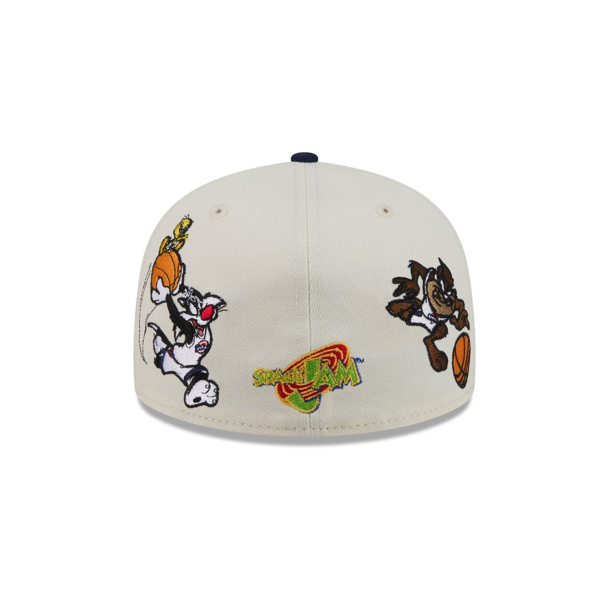 Space Jam x Minnesota Timberwolves Tune Squad Chrome White 59FIFTY Fitted Hat