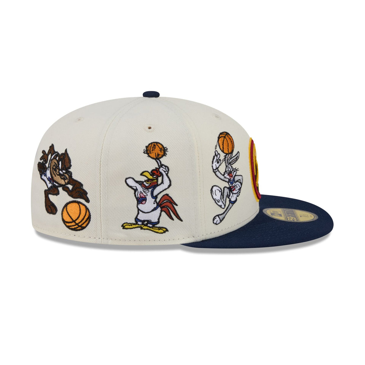 Space Jam x Denver Nuggets Tune Squad Chrome White 59FIFTY Fitted Hat