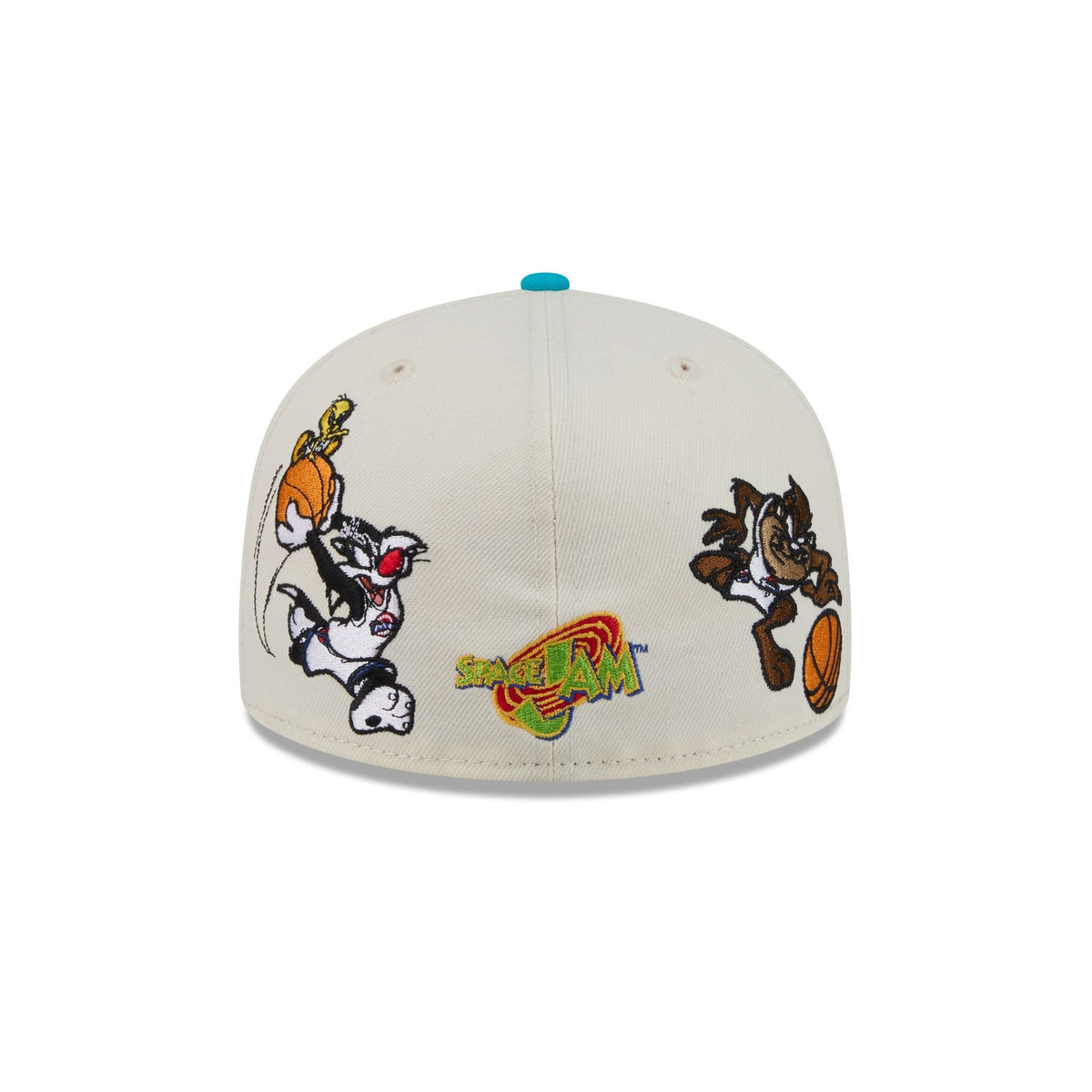 Space Jam x Charlotte Hornets Tune Squad Chrome White 59FIFTY Fitted Hat