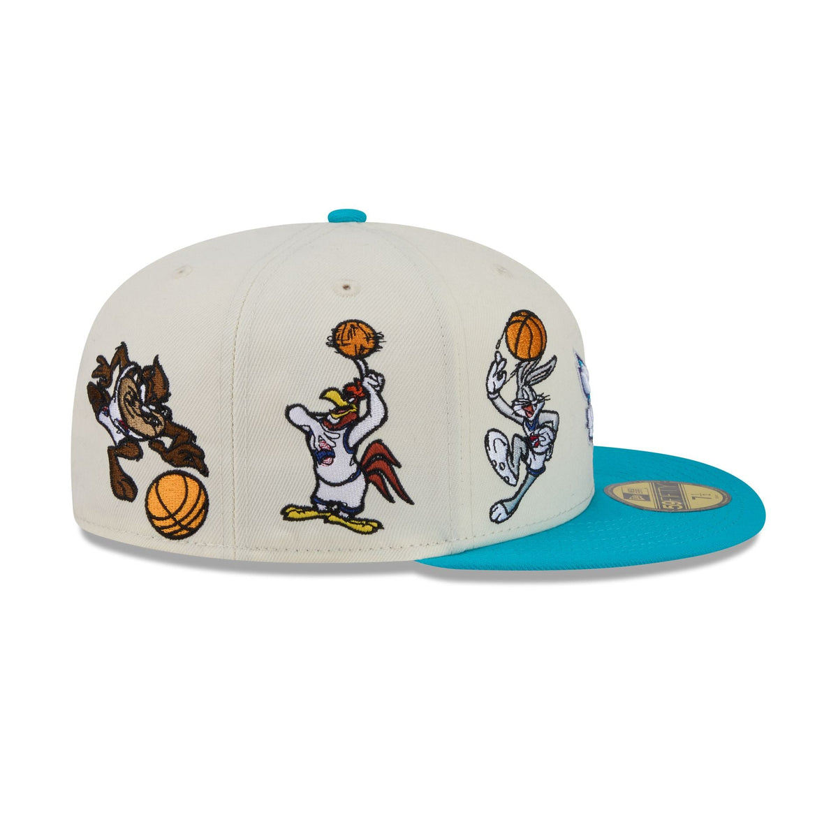 Space Jam x Charlotte Hornets Tune Squad Chrome White 59FIFTY Fitted Hat