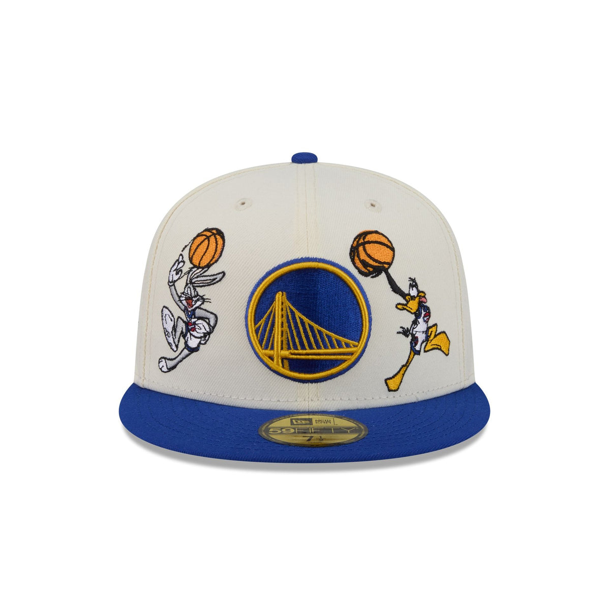 Space Jam x Golden State Warriors Tune Squad Chrome White 59FIFTY Fitted Hat