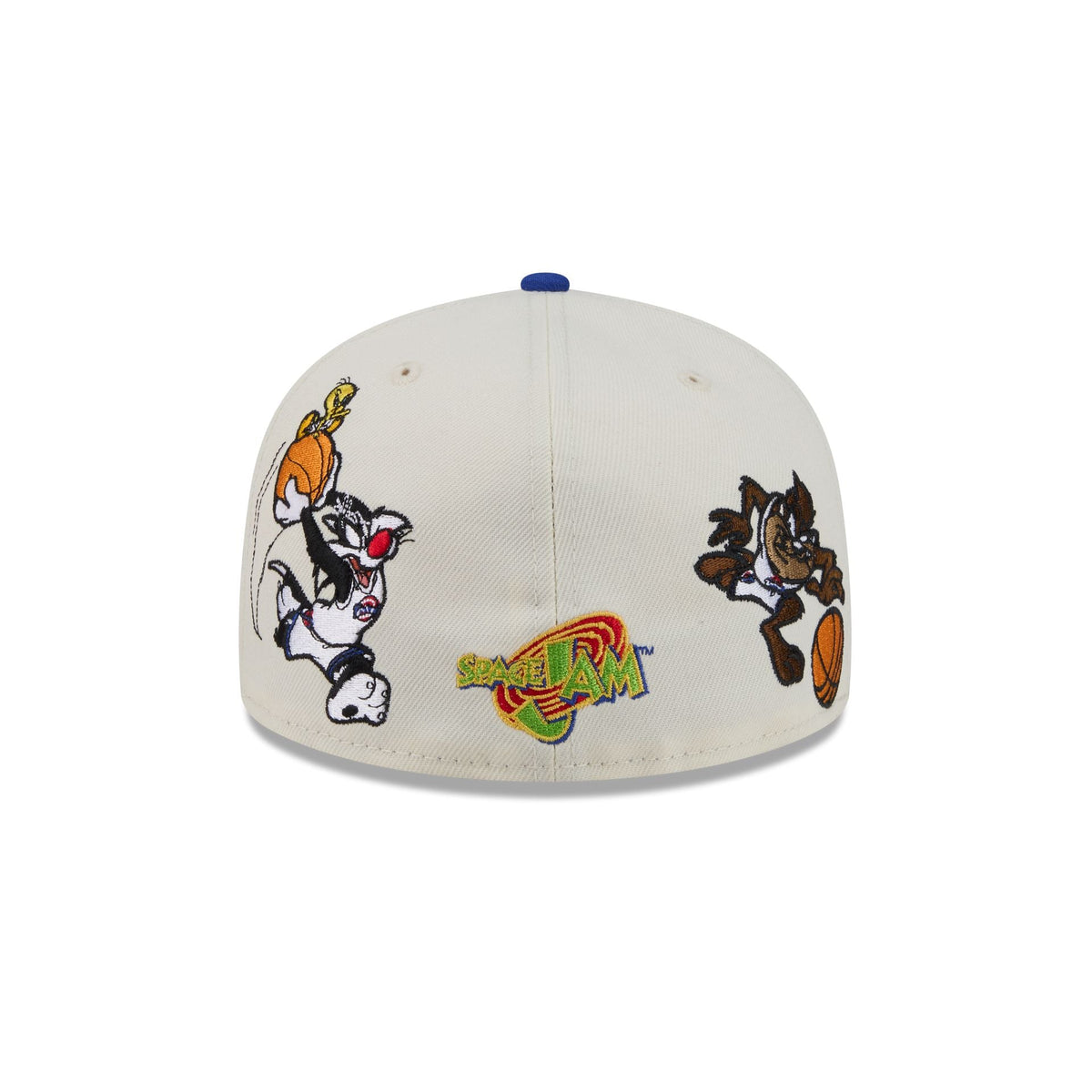 Space Jam x Golden State Warriors Tune Squad Chrome White 59FIFTY Fitted Hat