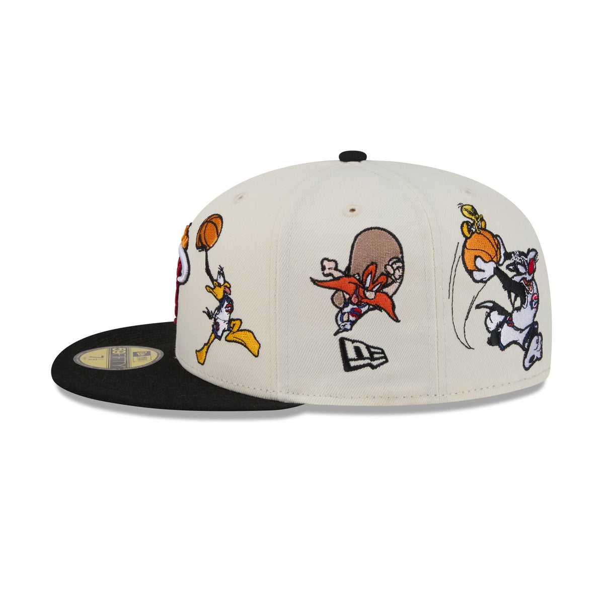Space Jam x Miami Heat Tune Squad Chrome White 59FIFTY Fitted Hat