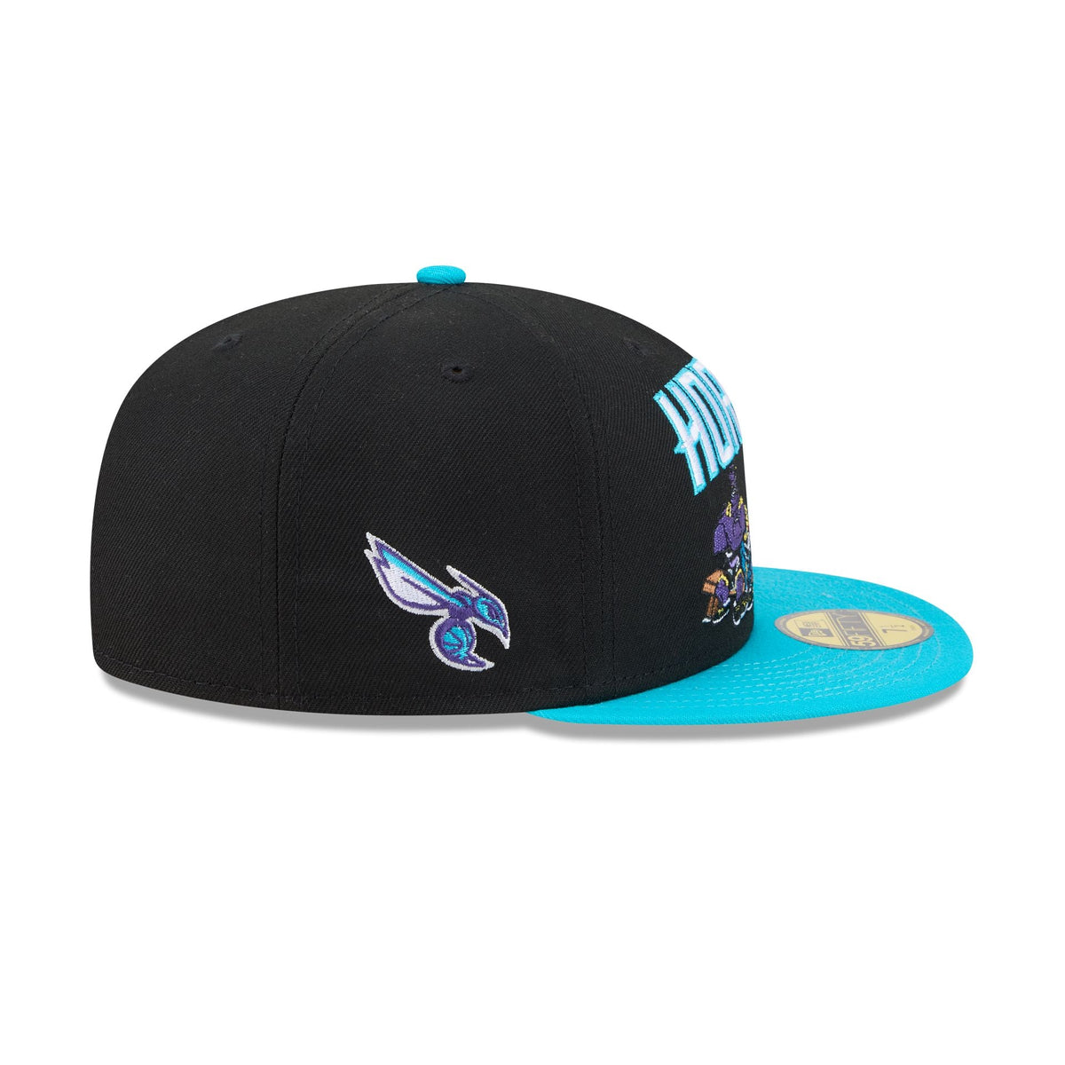 Space Jam x Charlotte Hornets Monstars Black 59FIFTY Fitted Hat