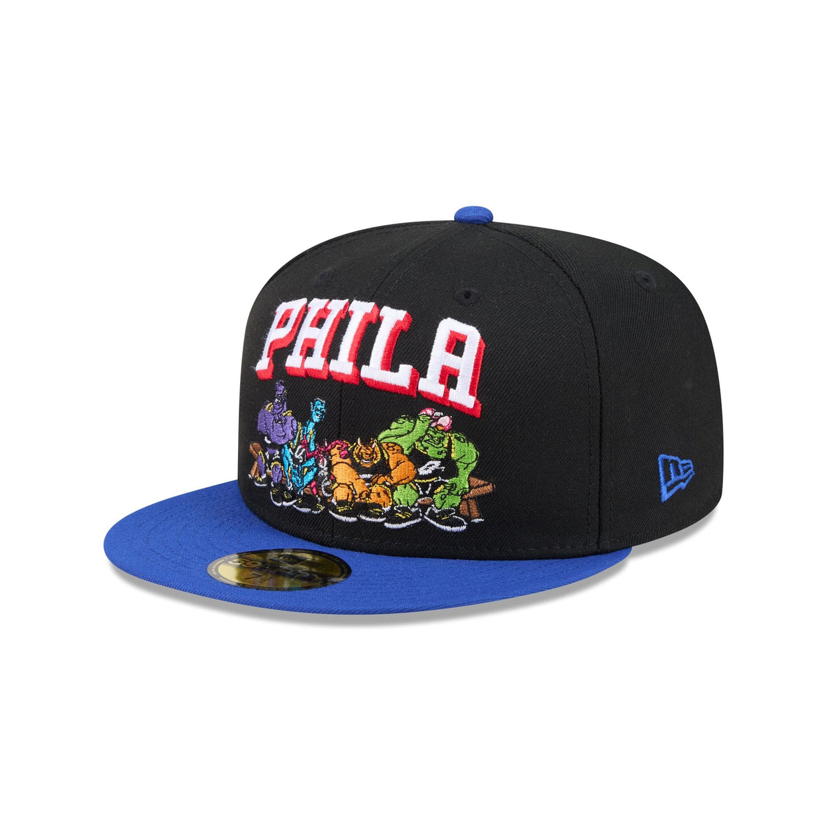 Space Jam x Philadelphia 76ers Monstars Black 59FIFTY Fitted Hat