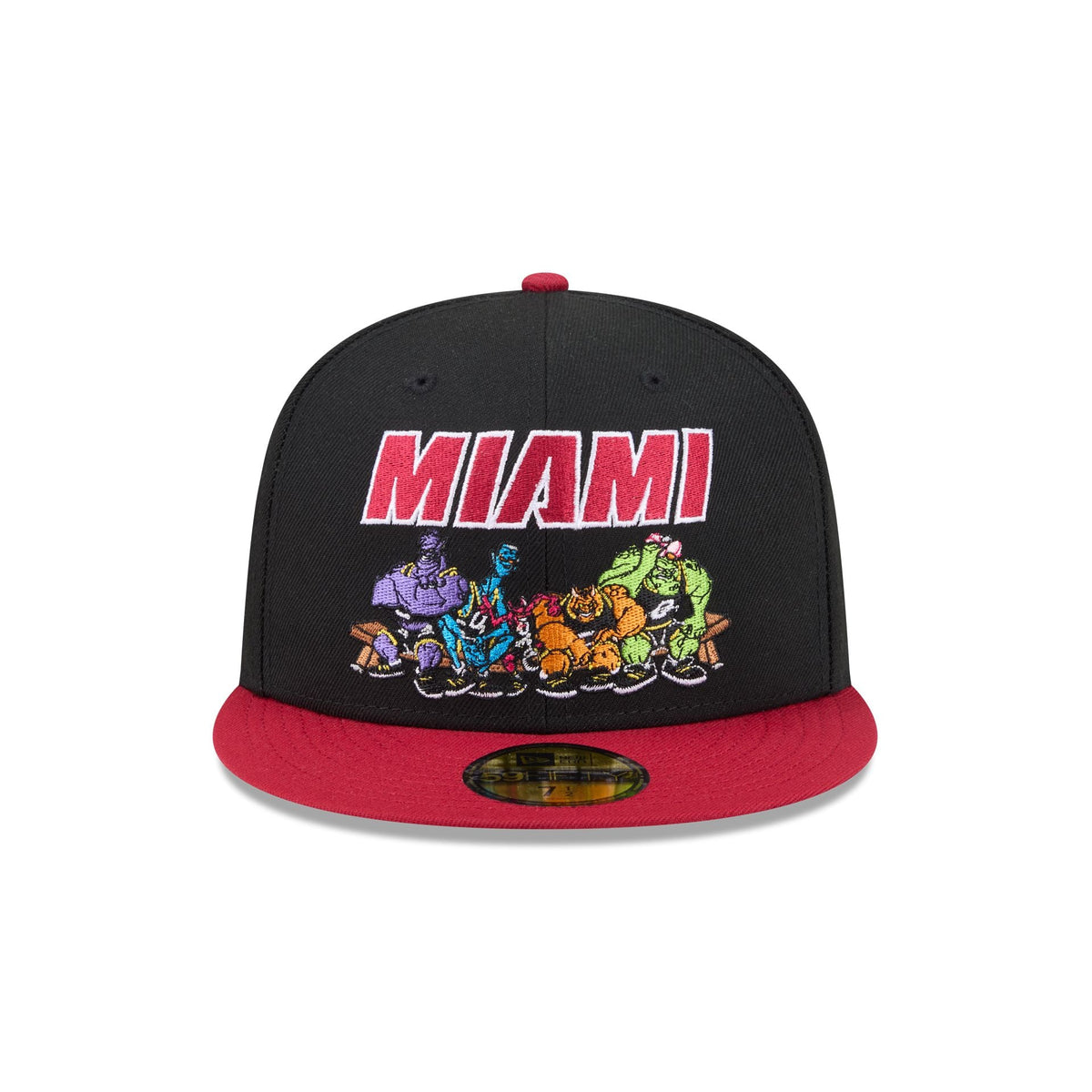 Space Jam x Miami Heat Monstars Black 59FIFTY Fitted Hat