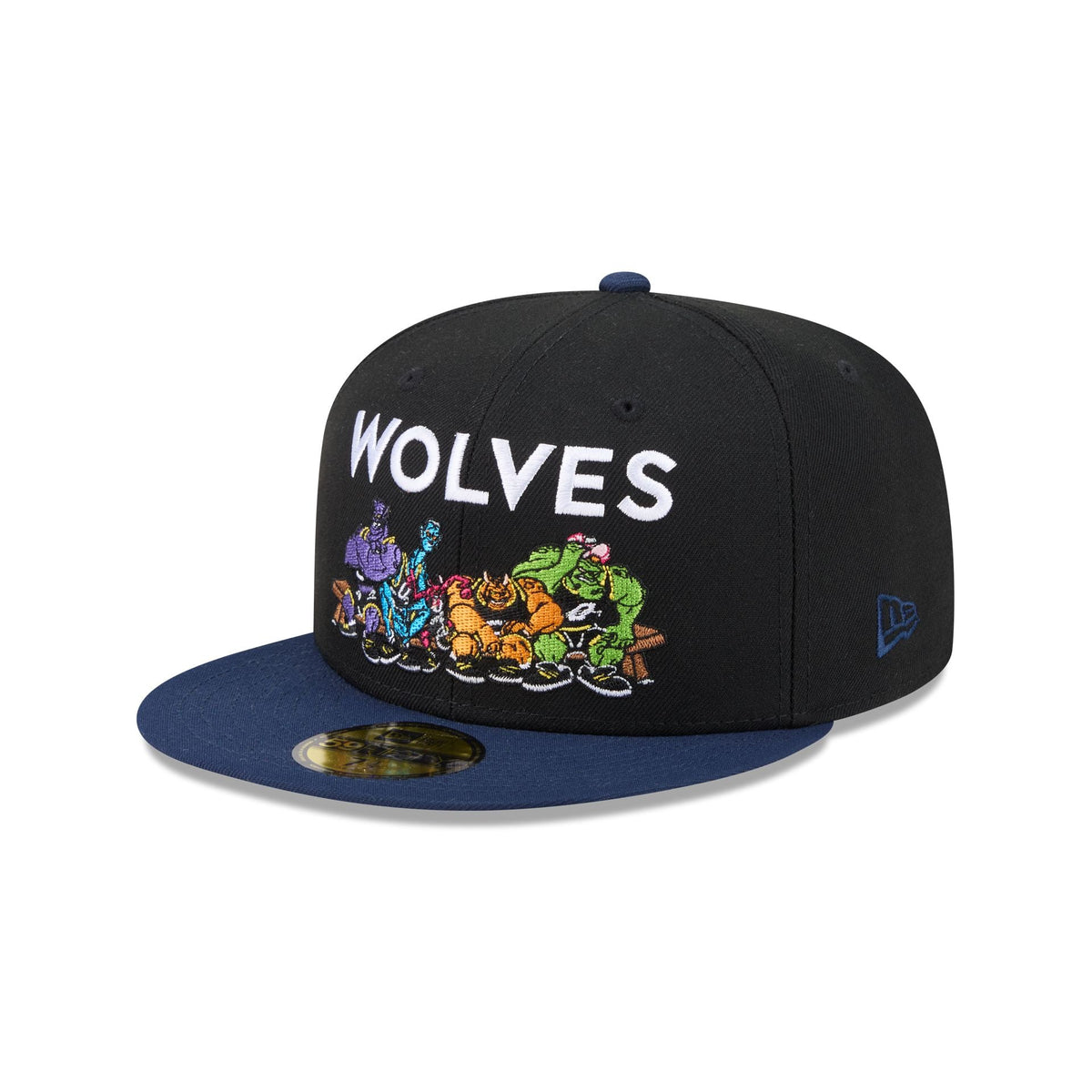 Space Jam x Minnesota Timberwolves Monstars Black 59FIFTY Fitted Hat