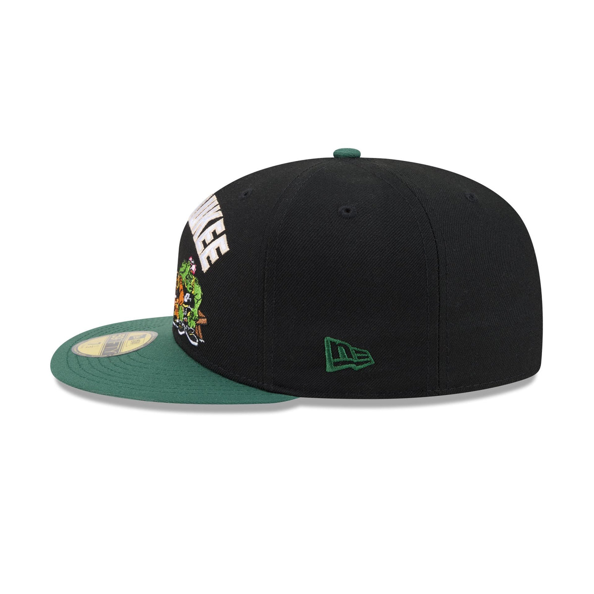 Space Jam x Milwaukee Bucks Monstars Black 59FIFTY Fitted Hat
