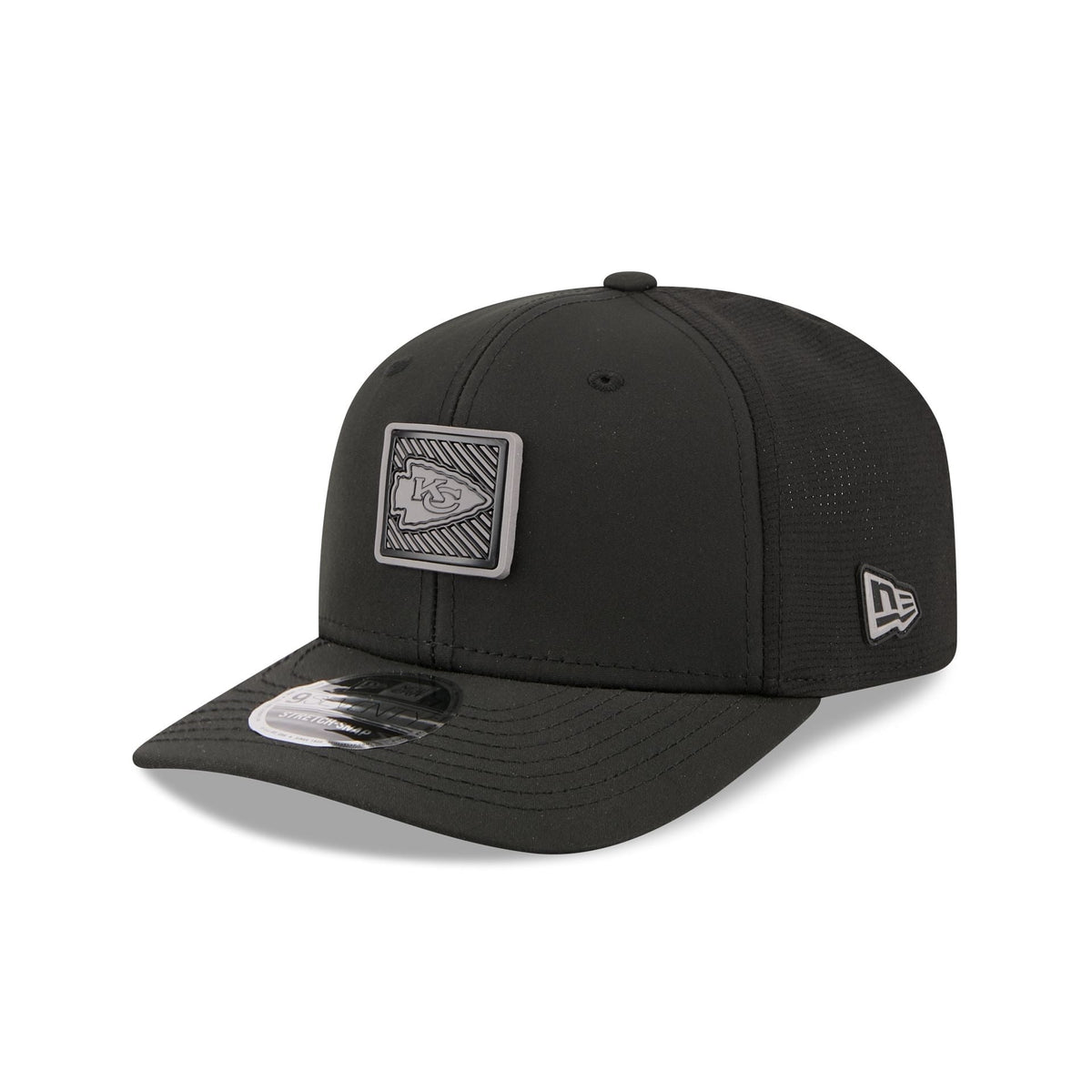 Kansas City Chiefs 2026 Training Black 9SEVENTY Stretch-Snap Hat