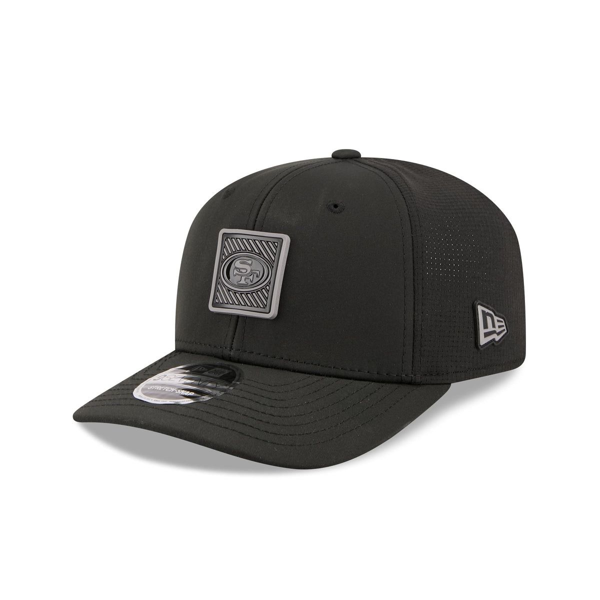 San Francisco 49ers 2026 Training Black 9SEVENTY Stretch-Snap Hat