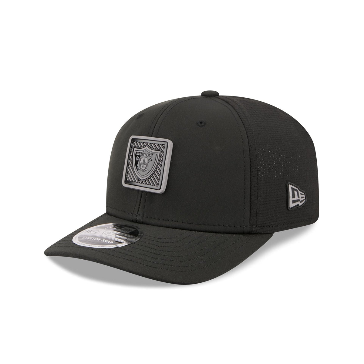 Las Vegas Raiders 2026 Training Black 9SEVENTY Stretch-Snap Hat