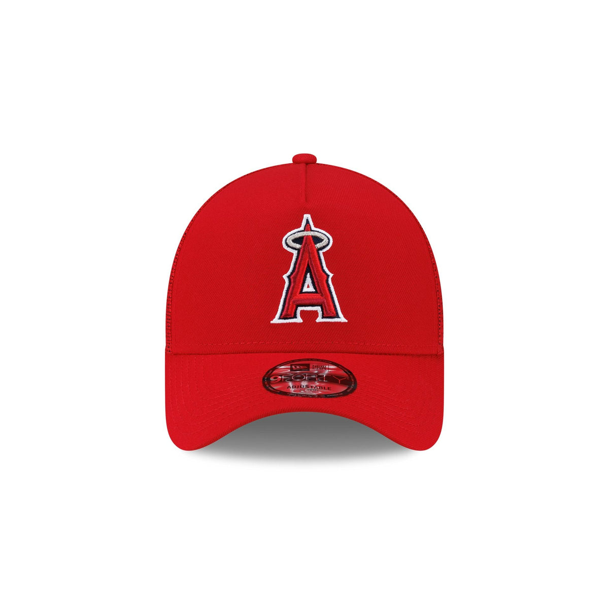 Los Angeles Angels Side Script 9FORTY A-Frame Trucker Hat