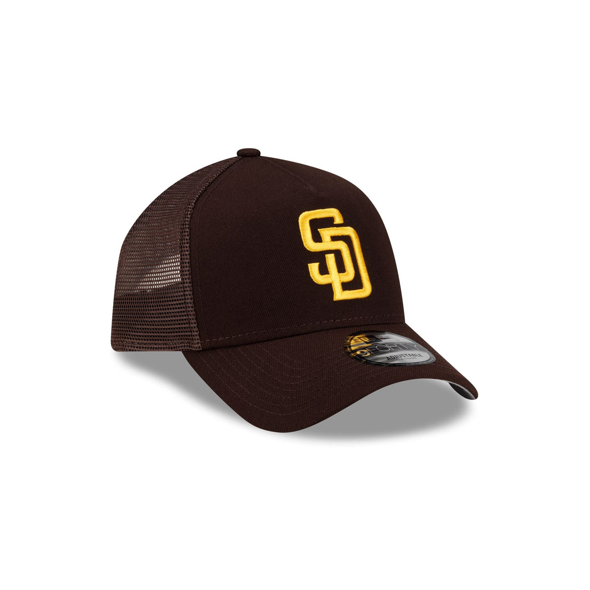 San Diego Padres Side Script 9FORTY A-Frame Trucker Hat