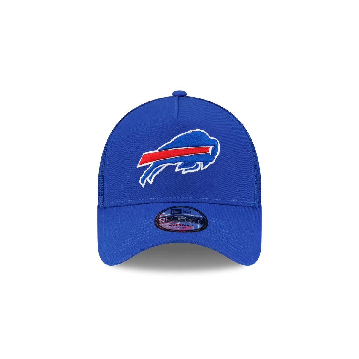 Buffalo Bills Side Script 9FORTY A-Frame Trucker Hat