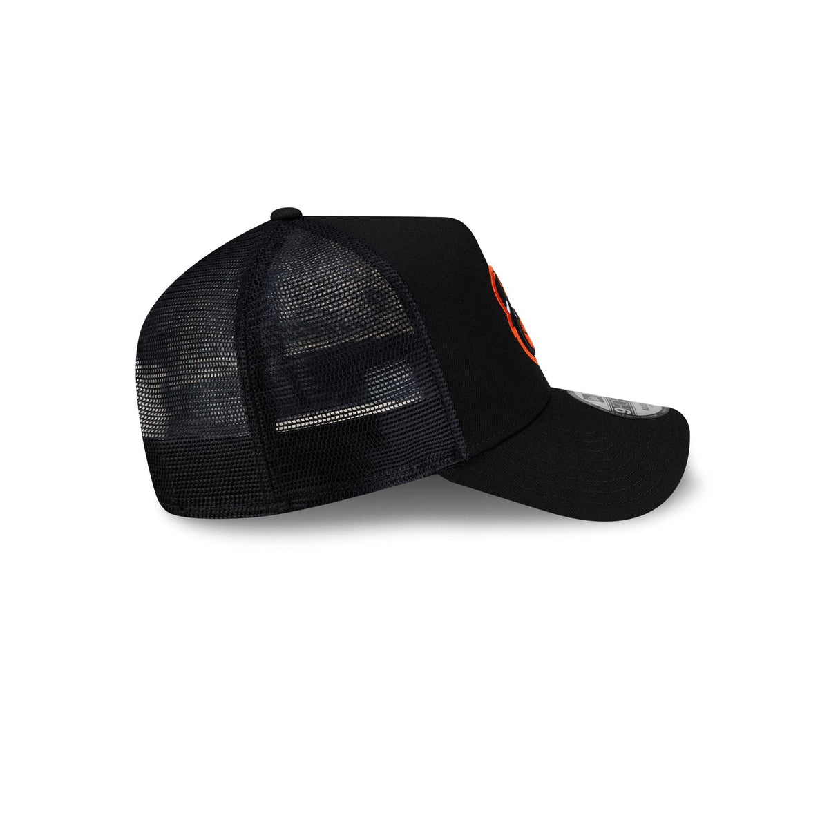 Baltimore Orioles Side Script 9FORTY A-Frame Trucker Hat