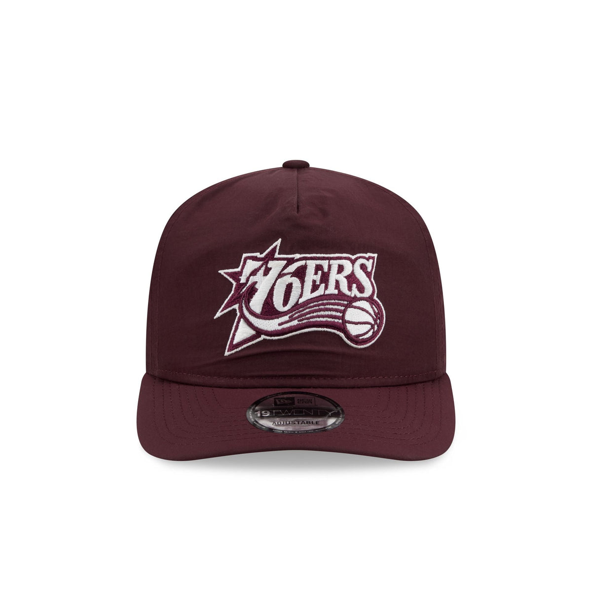 Philadelphia 76ers Burgundy Nylon 19TWENTY Adjustable Hat