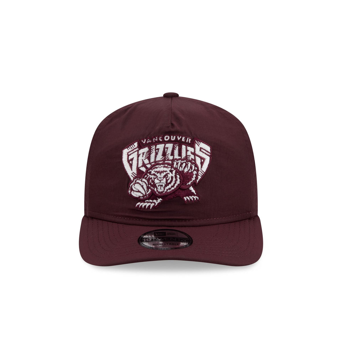Vancouver Grizzlies  Burgundy Nylon 19TWENTY Adjustable Hat