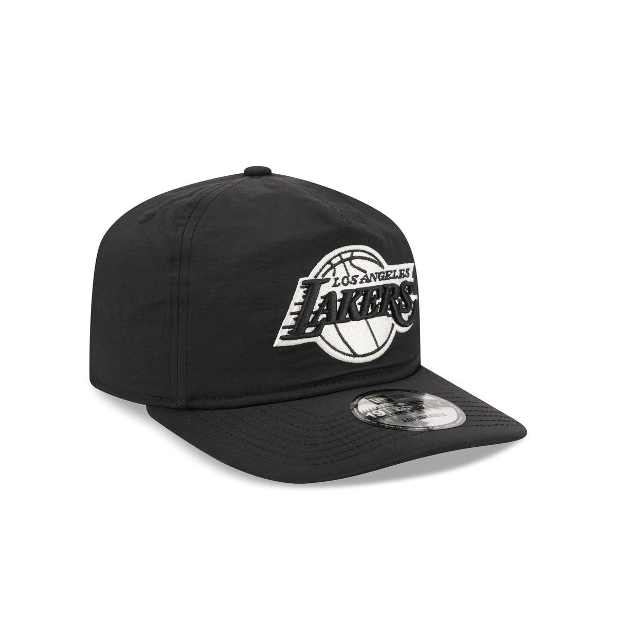Los Angeles Lakers Black Nylon 19TWENTY Adjustable Hat