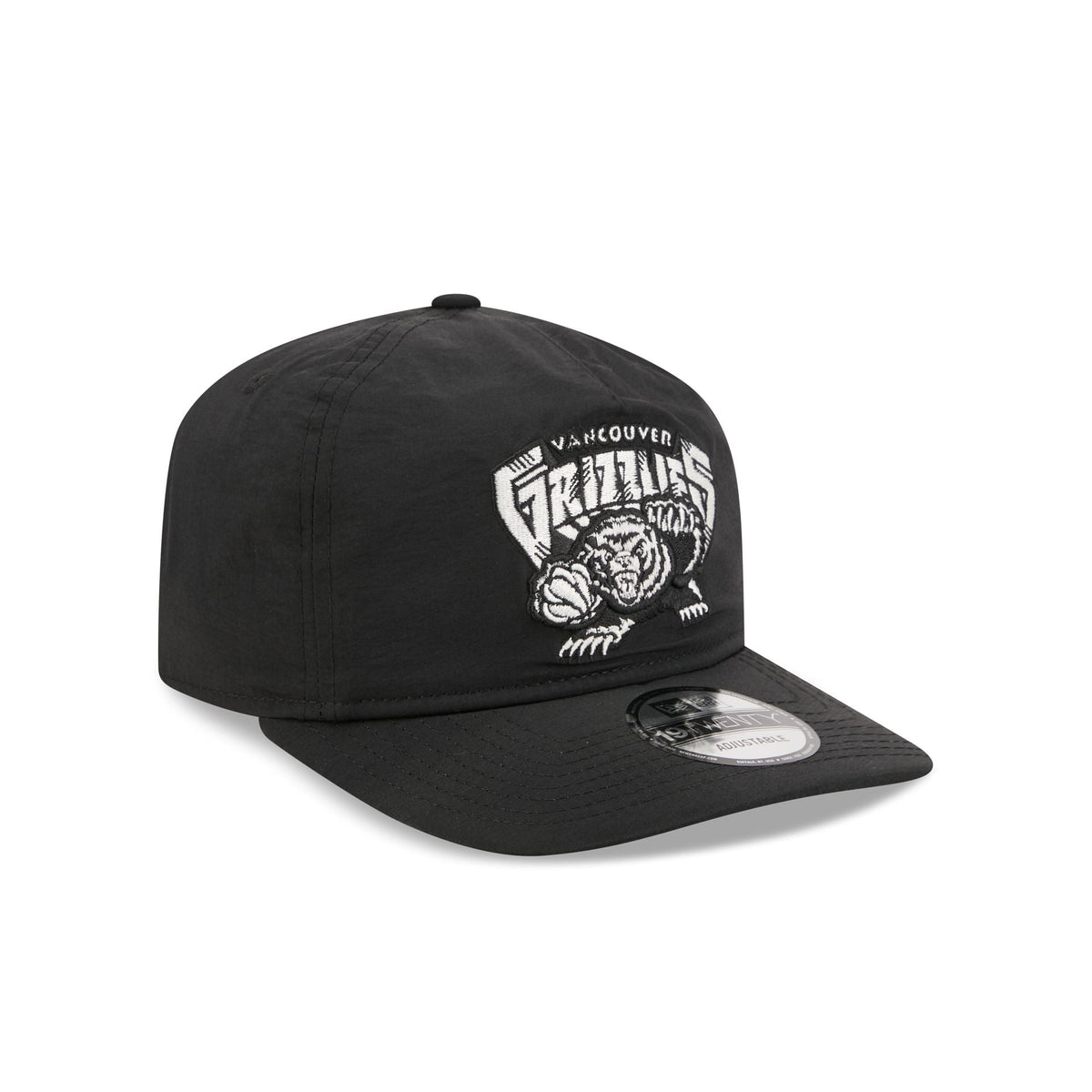Vancouver Grizzlies  Black Nylon 19TWENTY Adjustable Hat