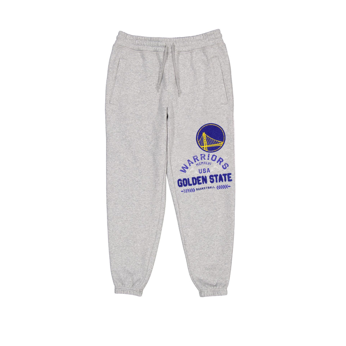 Golden State Warriors Heather Gray Varsity Sweatpants