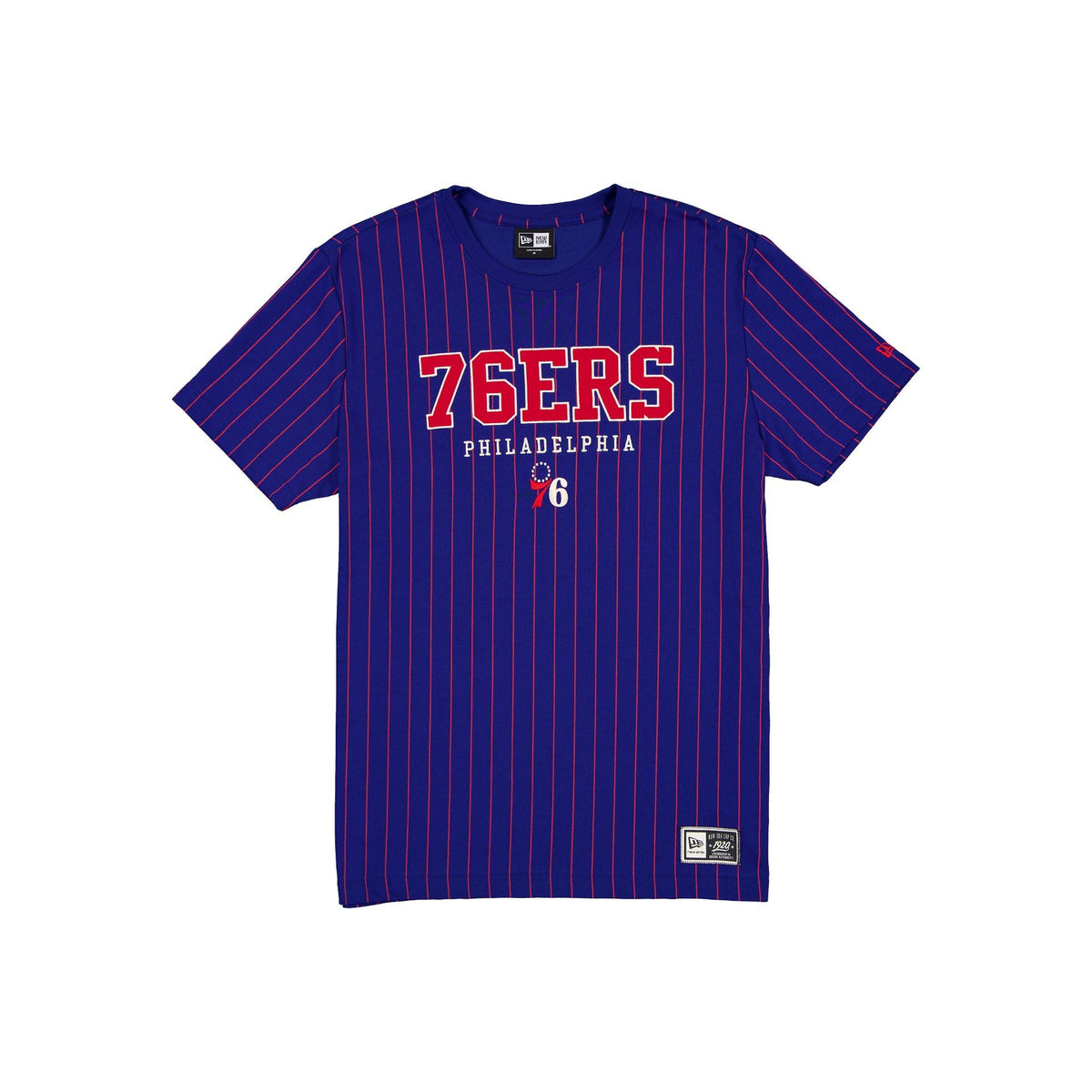 Philadelphia 76ers Throwback Pinstripe Varsity T-Shirt