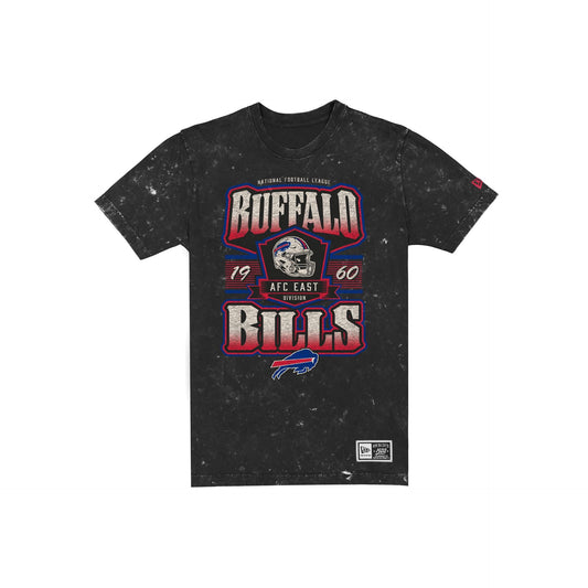 Buffalo Bills Throwback Washed Graphic Black T-Shirt