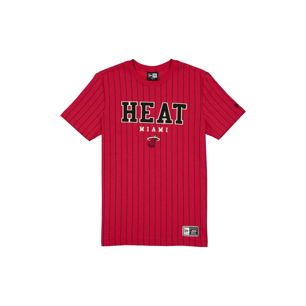 Miami Heat Throwback Pinstripe Varsity T-Shirt