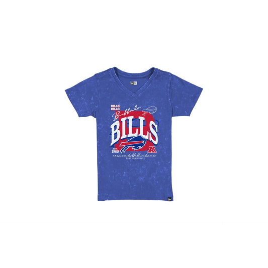 Buffalo Bills Girls Washed Blue T-Shirt