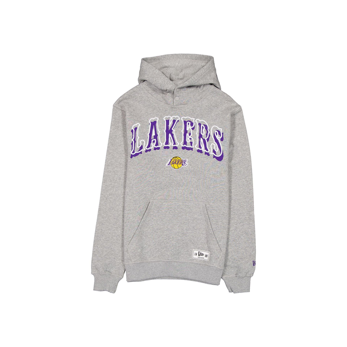 Los Angeles Lakers Heather Gray Varsity Hoodie