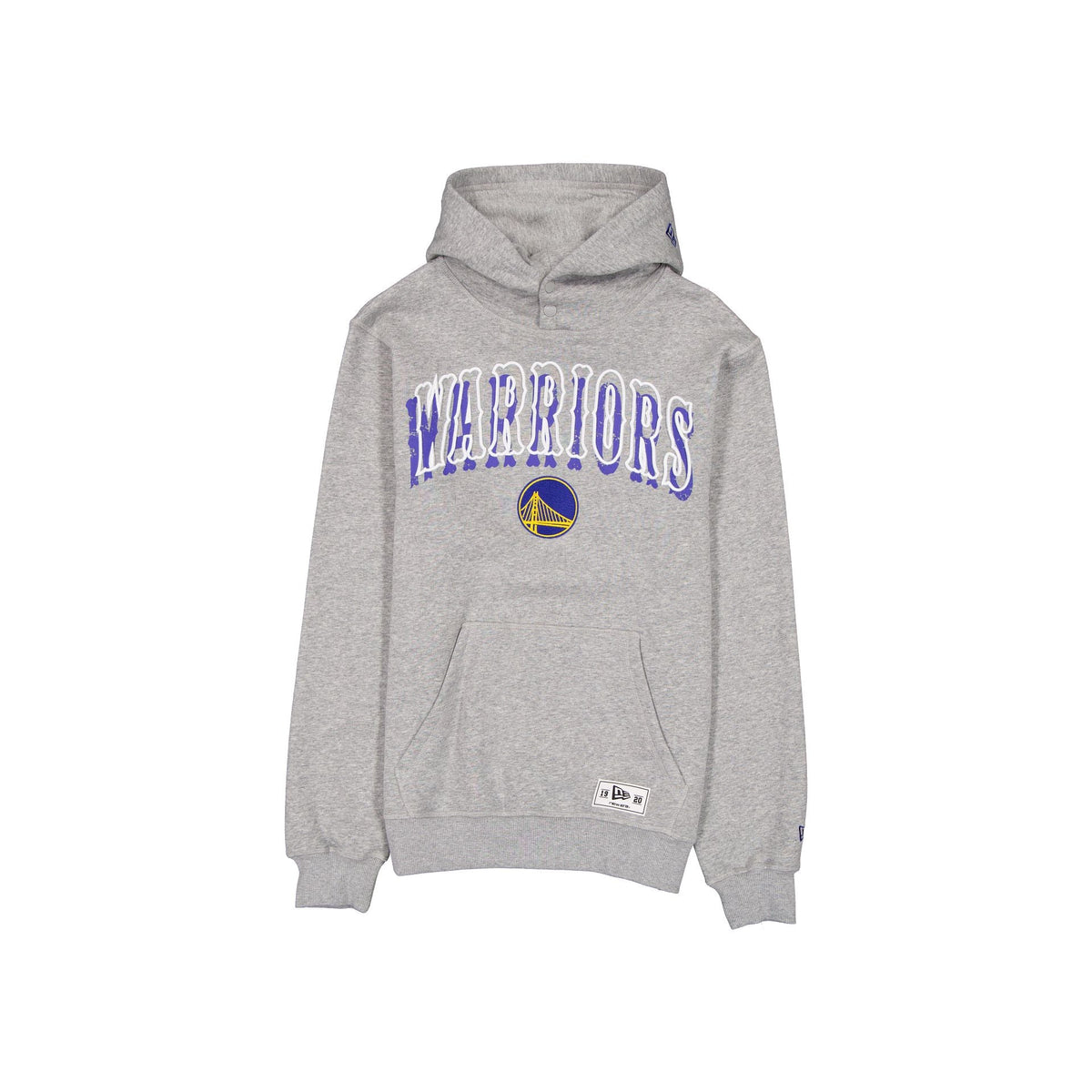 Golden State Warriors Heather Gray Varsity Hoodie