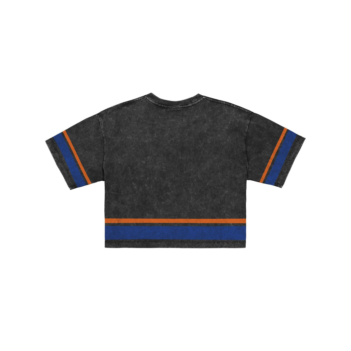 New York Knicks Women's Vintage Stripe Cropped T-Shirt