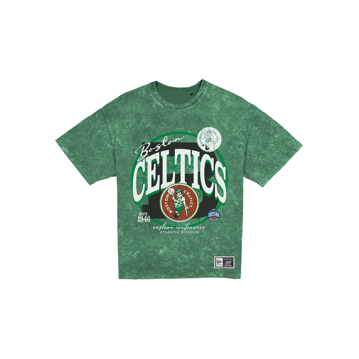 Boston Celtics Women's Throwback Oversized Washed T-Shirt