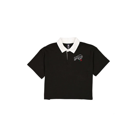 Buffalo Bills Women's Cropped Black Polo
