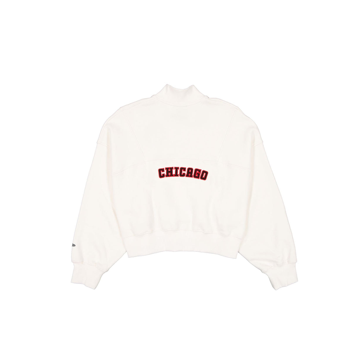Chicago Bulls Women's Chrome White Quarter Zip