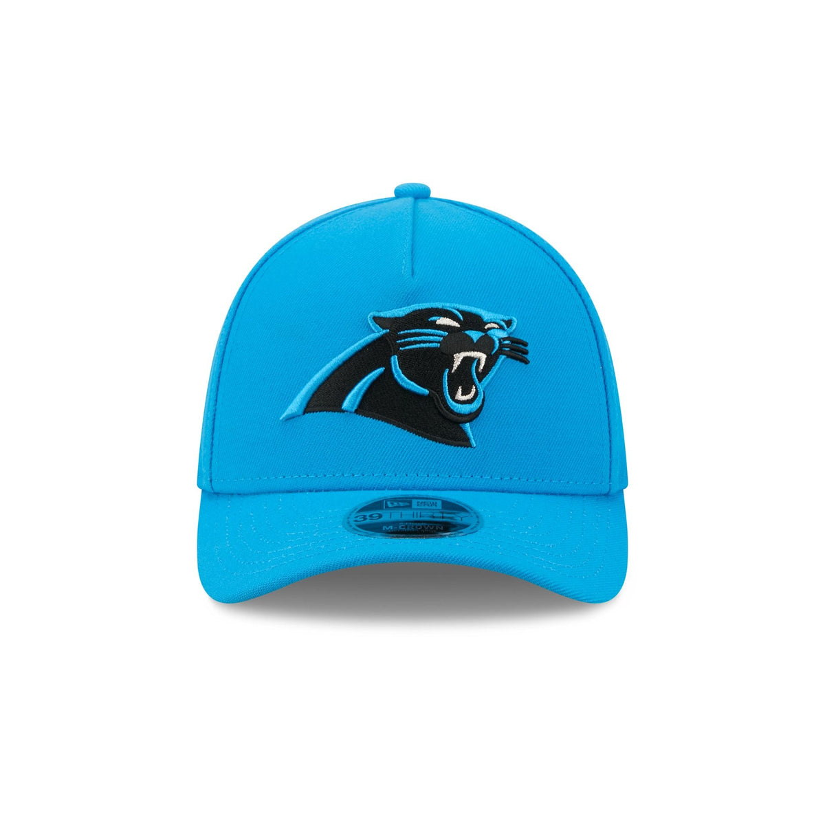Carolina Panthers Poly 39THIRTY M-Crown A-Frame Stretch Fit Hat