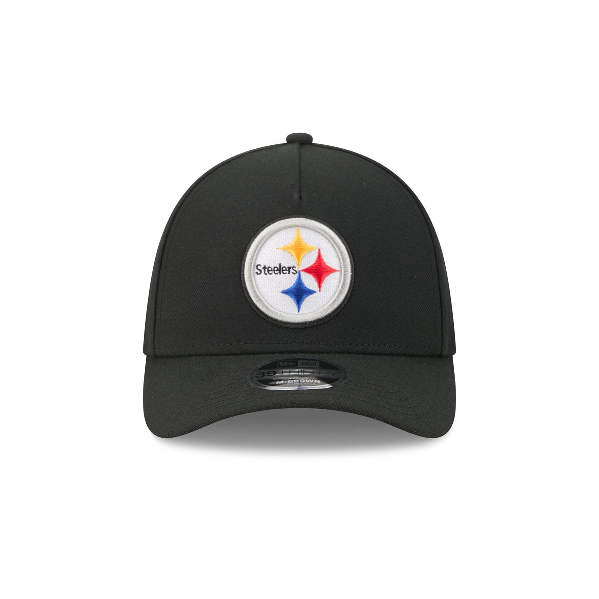 Pittsburgh Steelers Poly 39THIRTY M-Crown A-Frame Stretch Fit Hat