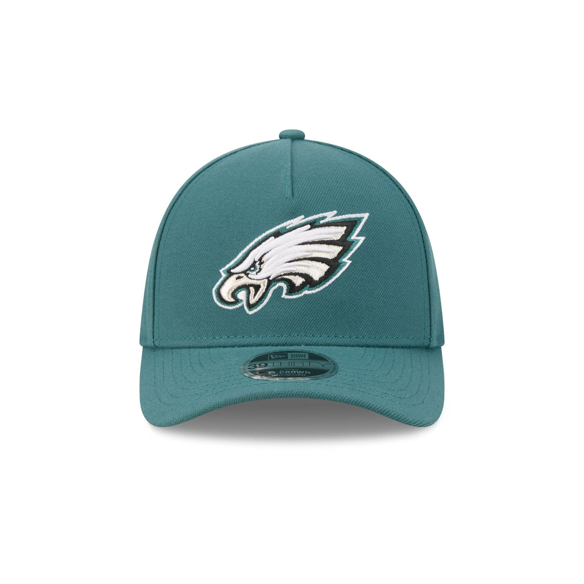 Philadelphia Eagles Poly 39THIRTY M-Crown A-Frame Stretch Fit Hat