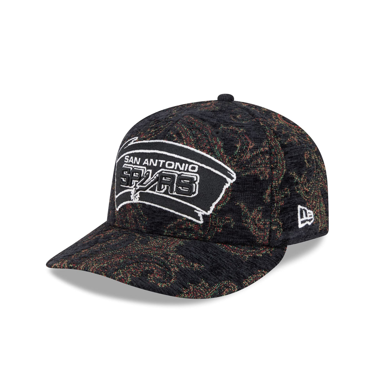 San Antonio Spurs Three Looms Jacquard Chenille 59FIFTY Fitted Hat