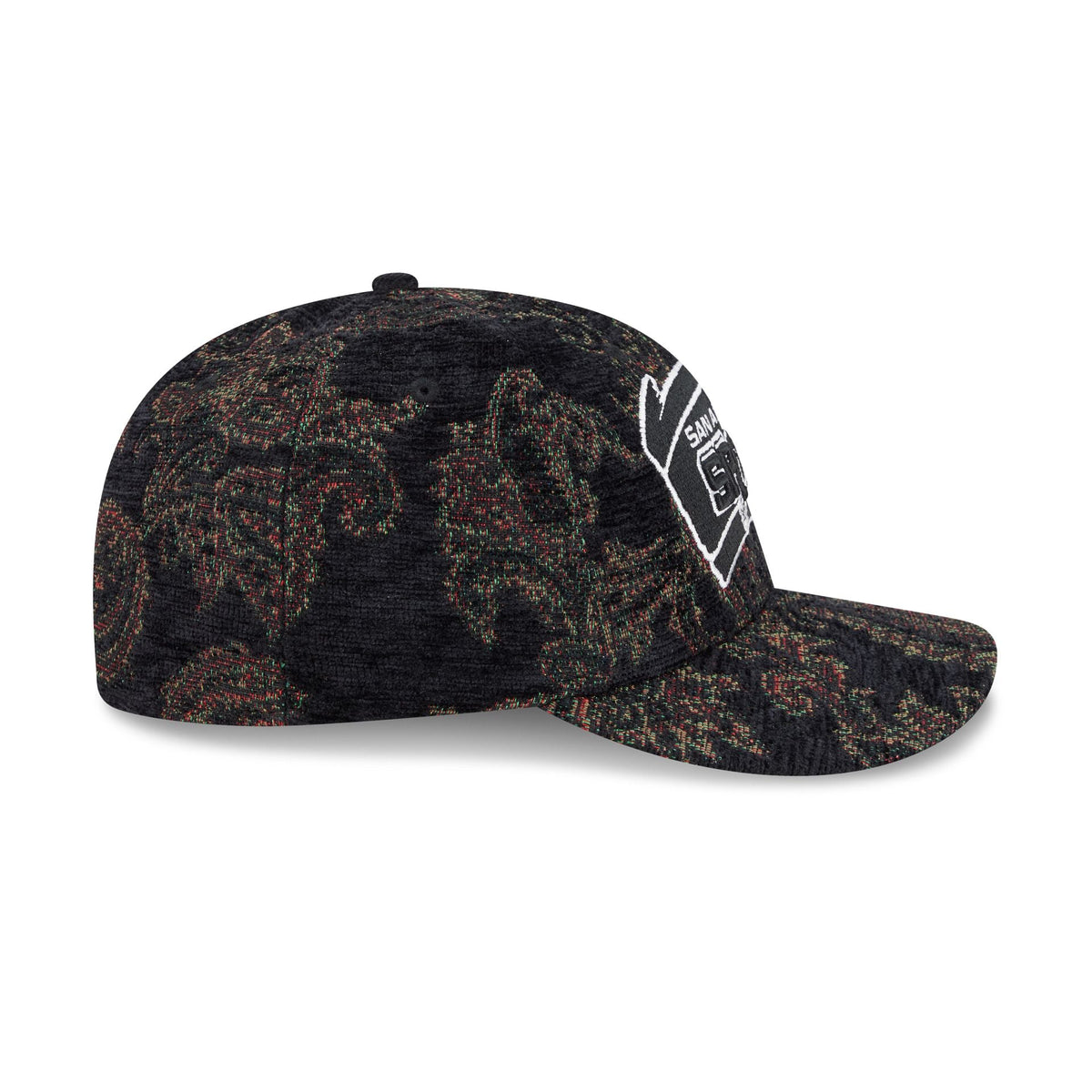 San Antonio Spurs Three Looms Jacquard Chenille 59FIFTY Fitted Hat
