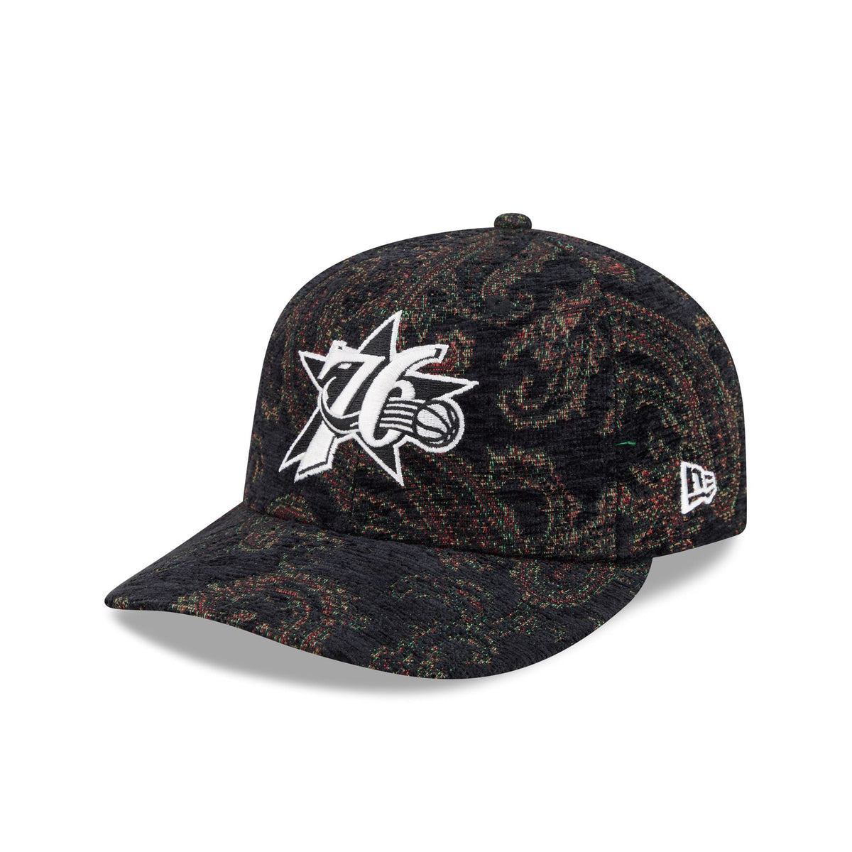 Philadelphia 76ers Three Looms Jacquard Chenille 59FIFTY Fitted Hat