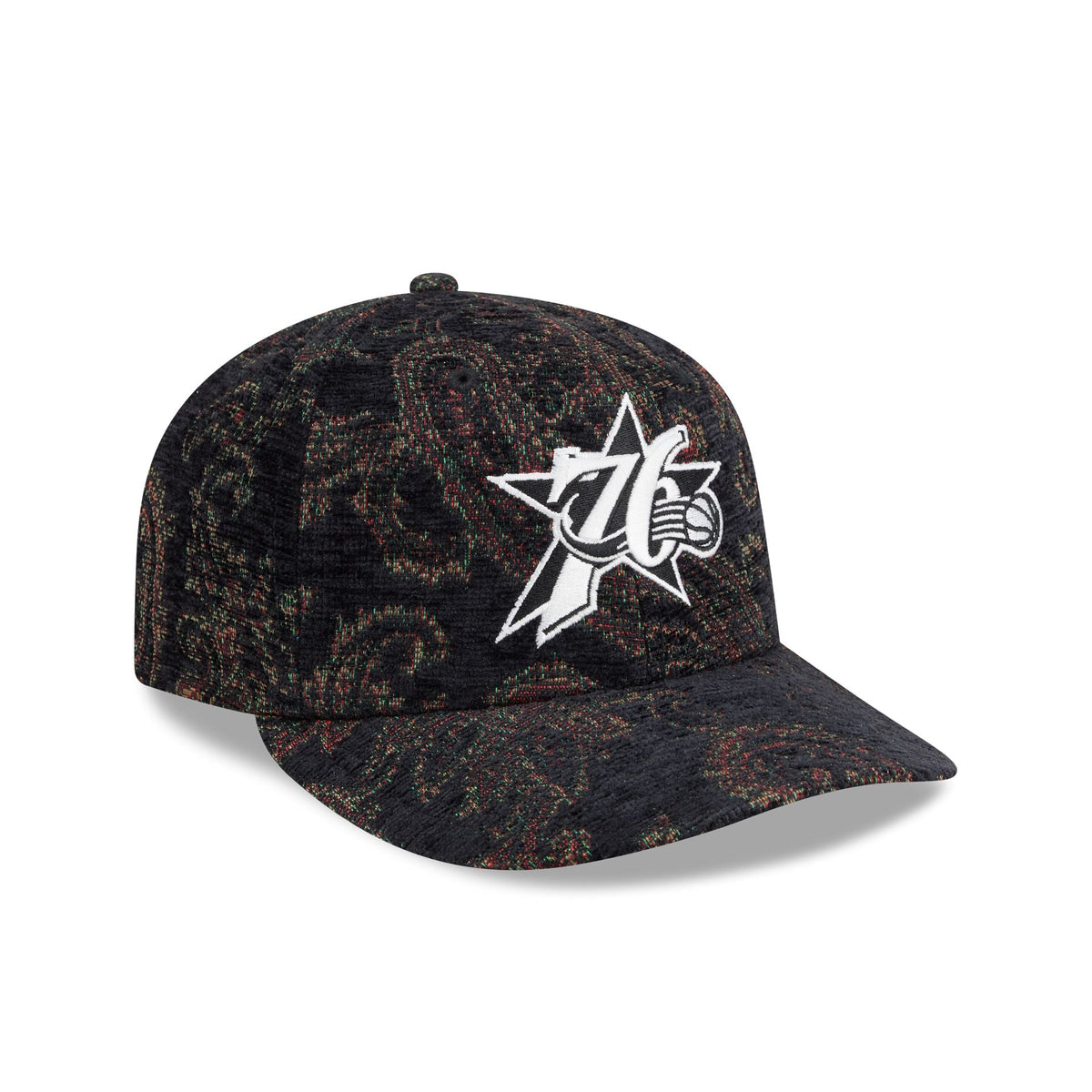 Philadelphia 76ers Three Looms Jacquard Chenille 59FIFTY Fitted Hat
