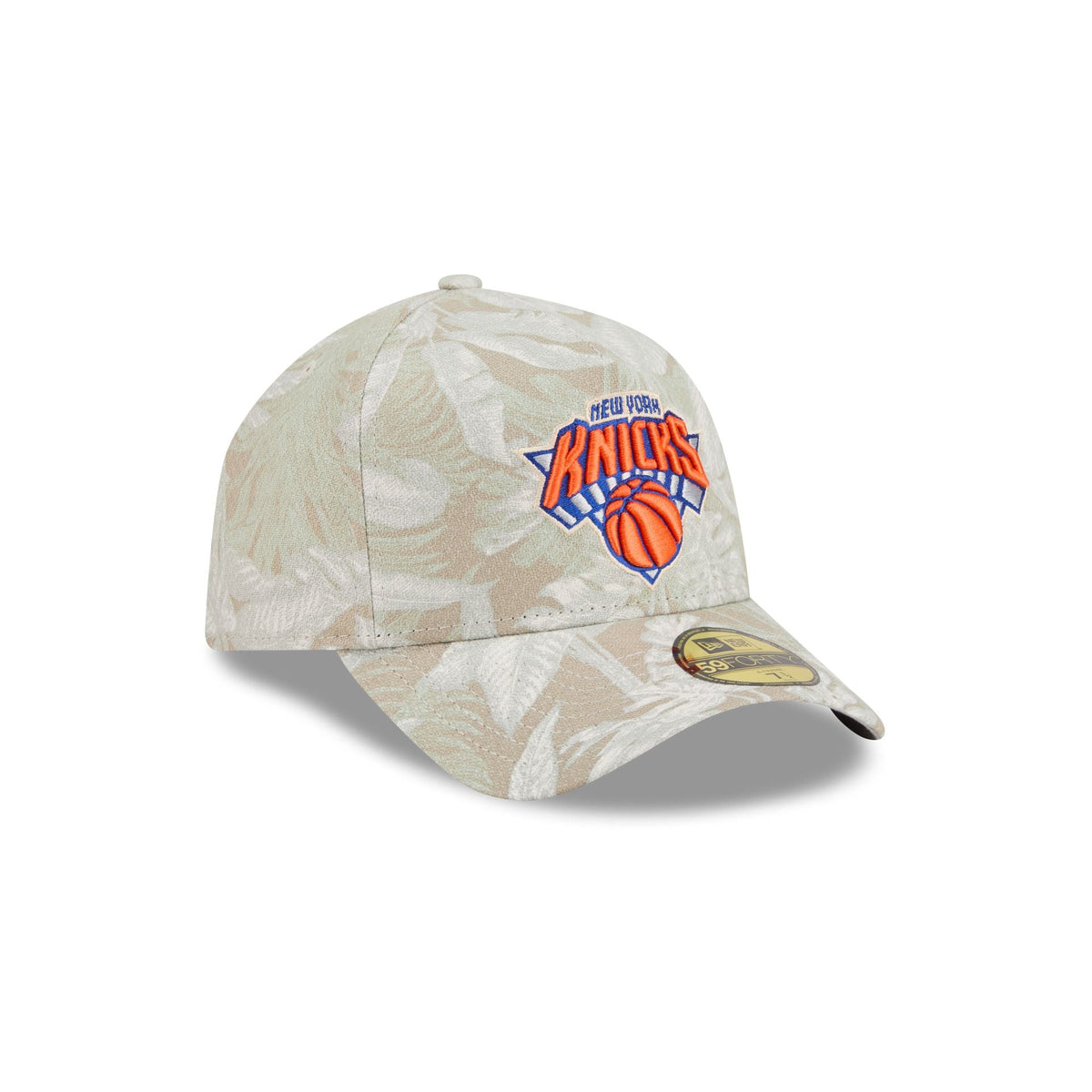 New York Knicks Three Looms Leafy Palm 59FORTY A-Frame Fitted Hat
