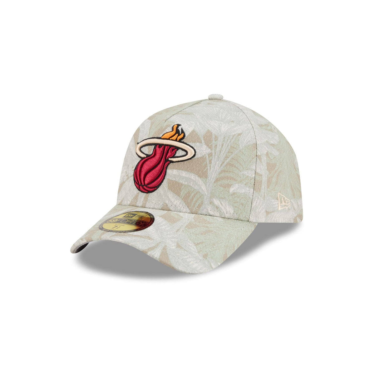 Miami Heat Three Looms Leafy Palm 59FORTY A-Frame Fitted Hat
