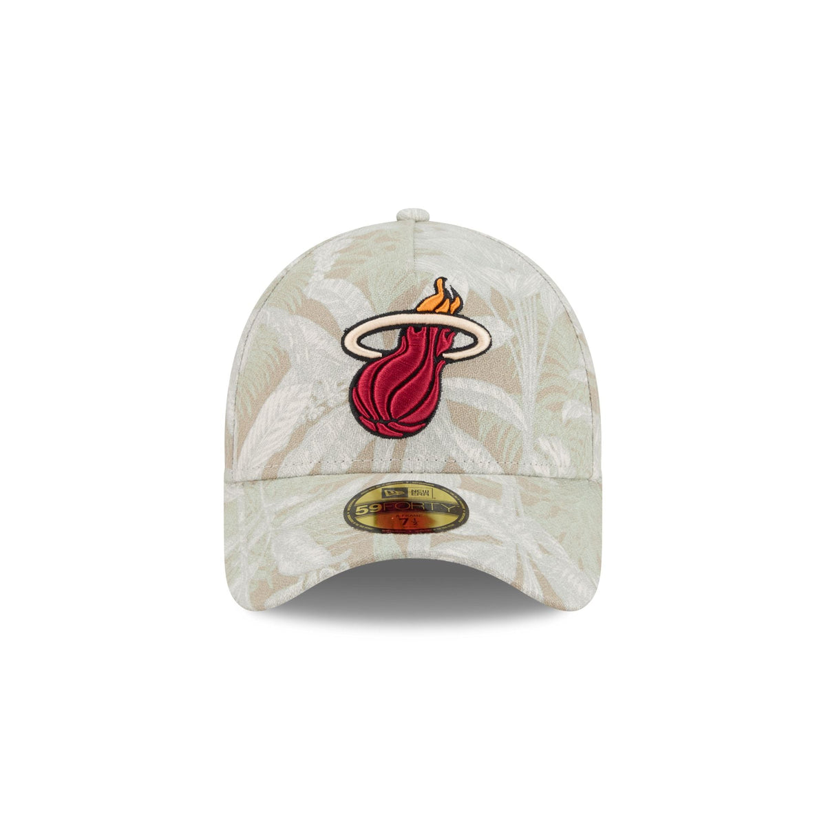 Miami Heat Three Looms Leafy Palm 59FORTY A-Frame Fitted Hat