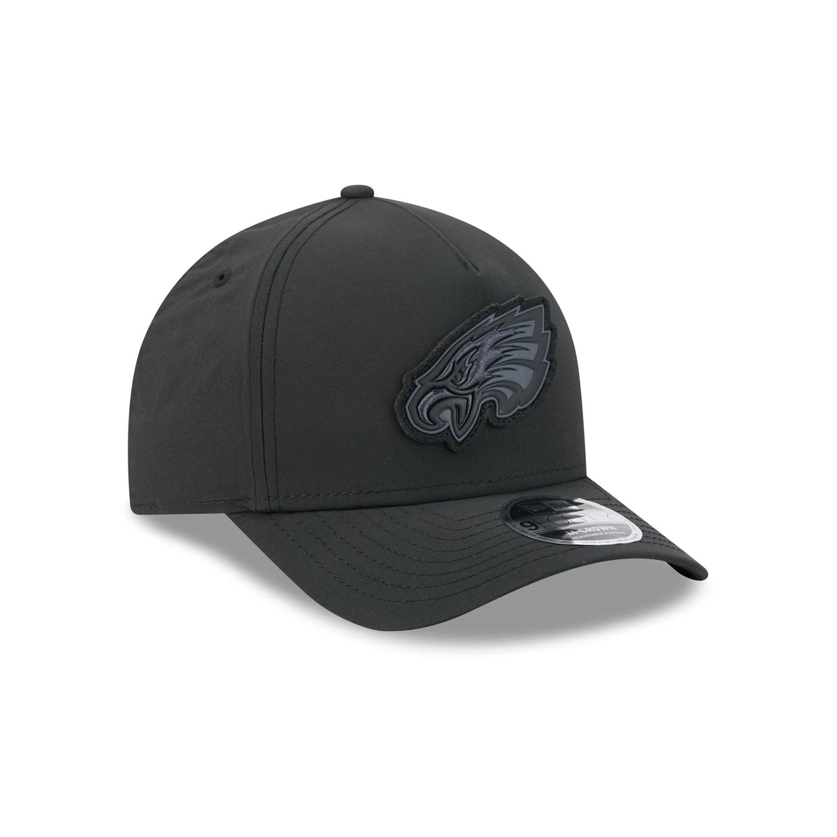 Alpha Industries x Philadelphia Eagles Nylon Black 9FORTY M-Crown A-Frame Snapback Hat